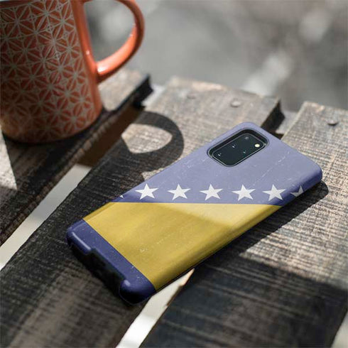 Bosnia and Herzegovina Flag Distressed Galaxy S20 Plus Pro Case